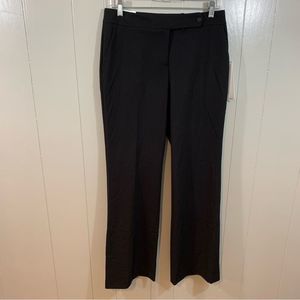 Calvin Klein Classic Fit Trouser Leg Black Pockets Career Business Pants 4 NEW